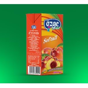 ÖZGE ŞEFTALİ AROMALI İÇECEK 200ml*27AD.
